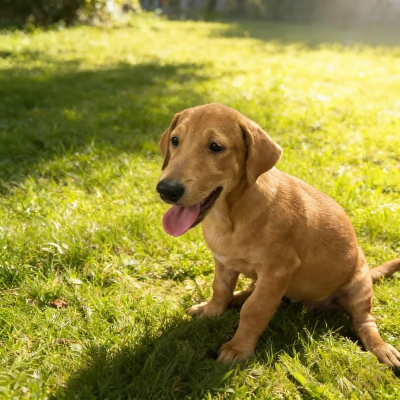 A young small-sized male Dachshund dog named Winston for adoption in Queen Creek, AZ