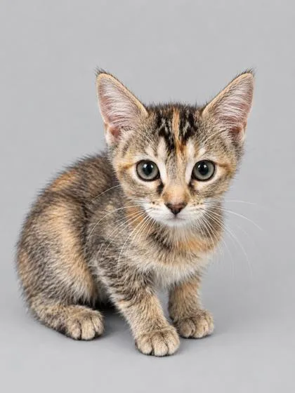 A baby small-sized female Domestic Short Hair cat named Trixie for adoption in Cumming, GA