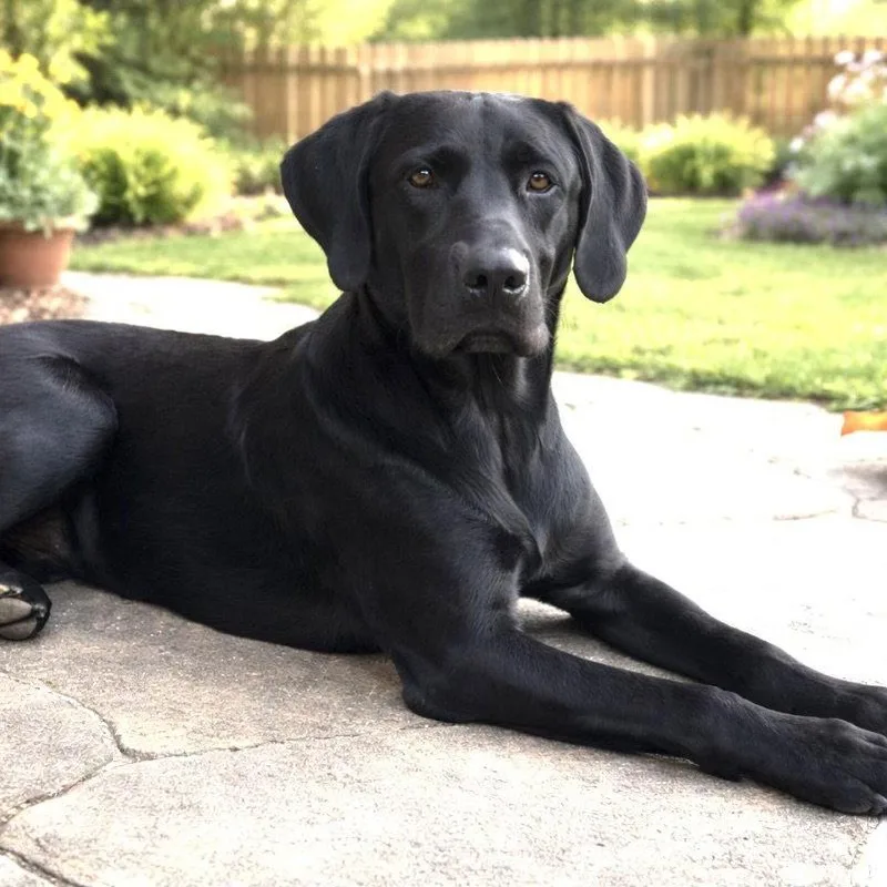 A baby medium-sized male Labrador Retriever dog named Rocky for adoption in Southaven, MS