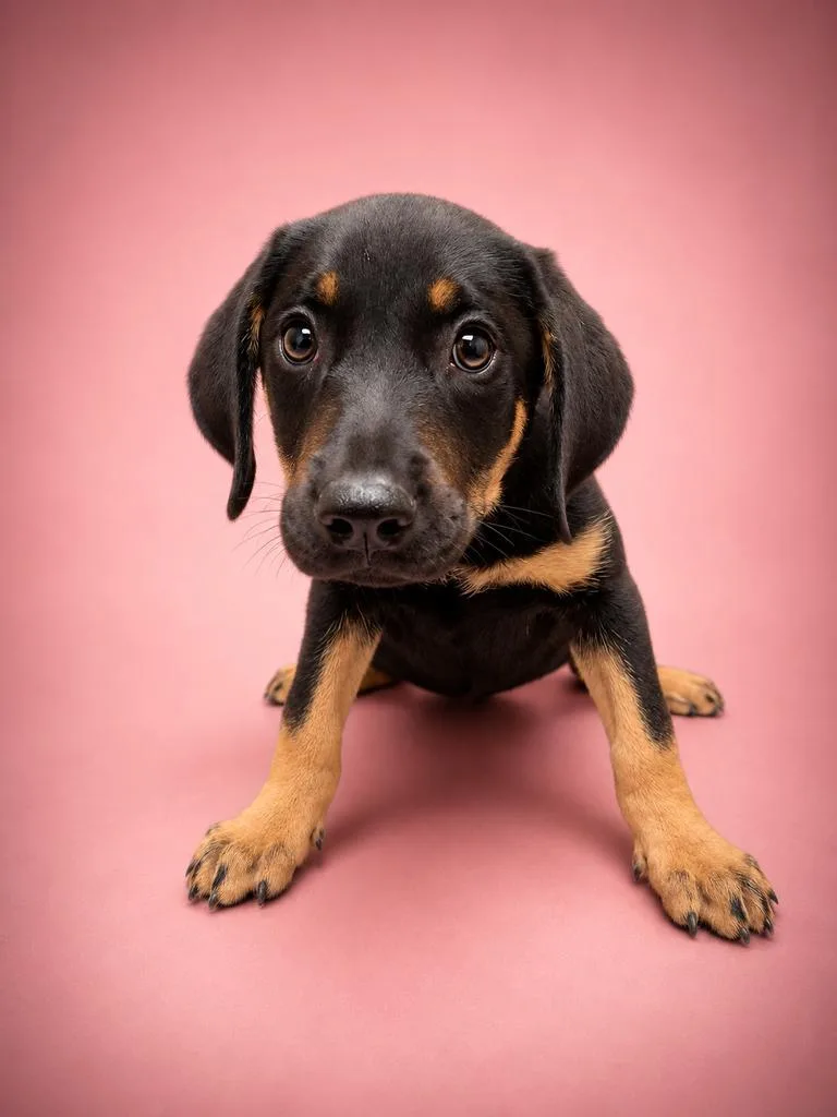 A baby medium-sized female Mixed Breed dog named CeCe for adoption in Florence, SC