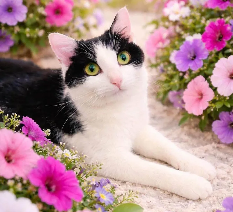A young medium-sized female Black Domestic Short Hair cat named Petunia for adoption in Beckley, WV