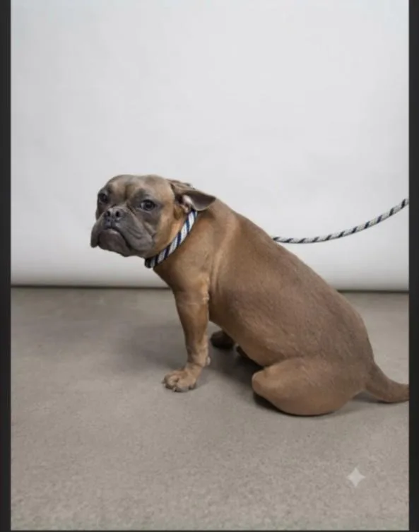 A young small-sized female French Bulldog dog named Leila for adoption in San Pedro, CA