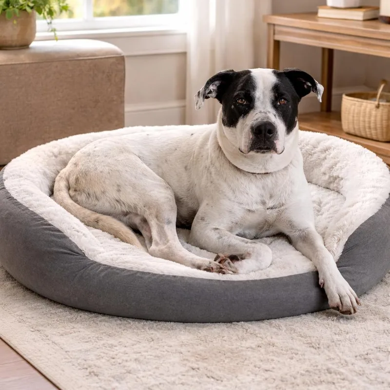 A young medium-sized male Black Pointer dog named Teddy for adoption in Houston, TX