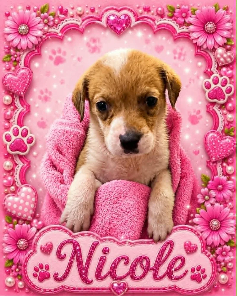 A baby small-sized female Red / Chestnut / Orange Australian Cattle Dog / Blue Heeler dog named Nicole for adoption in Bowie, TX