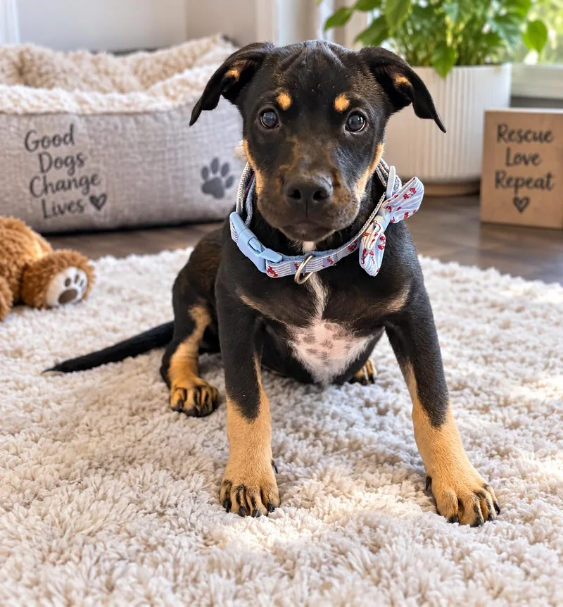 A baby medium-sized male Pit Bull Terrier dog named Sterling for adoption in Mansfield, TX