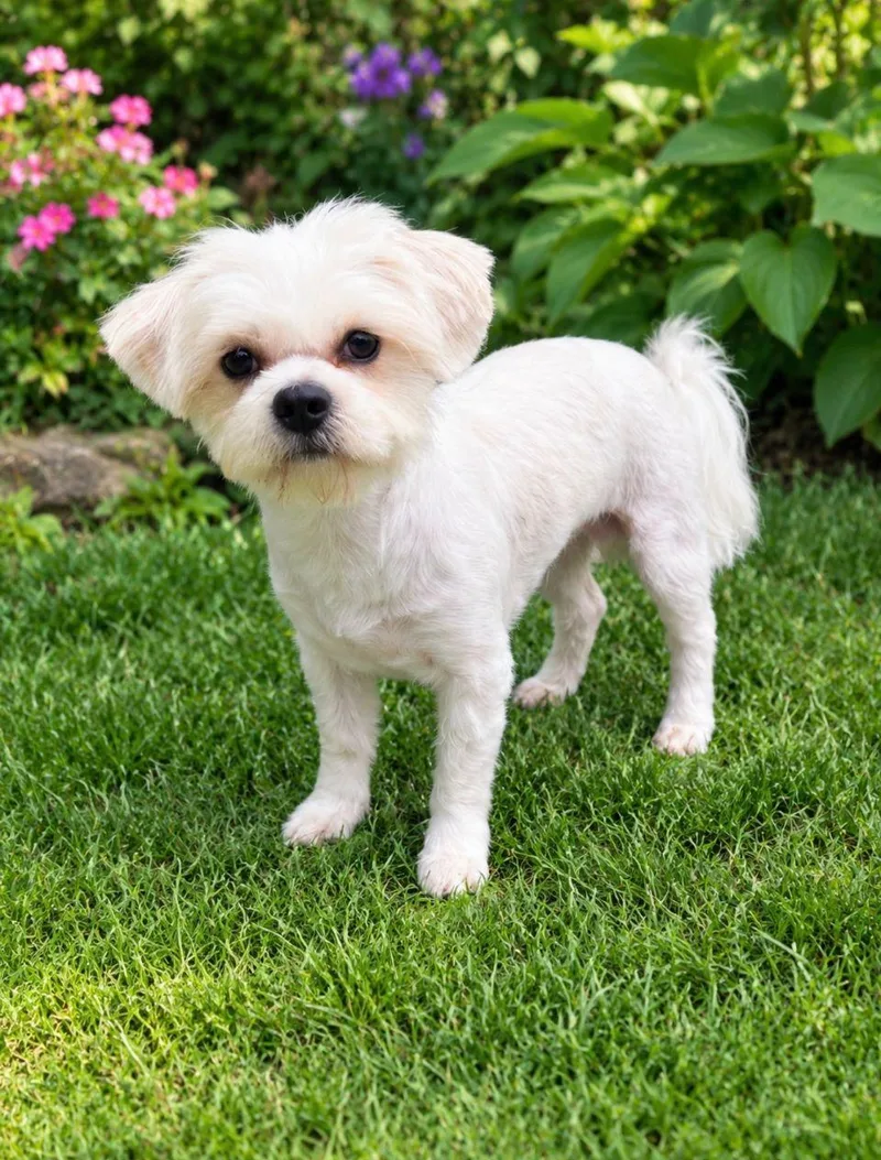 A young small-sized male Maltese dog named Rocky Harding for adoption in Saunderstown, RI