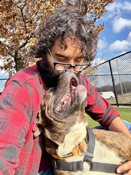 An adult large-sized male Black Mixed Breed dog named Squirrel Wrangler for adoption in Wichita, KS