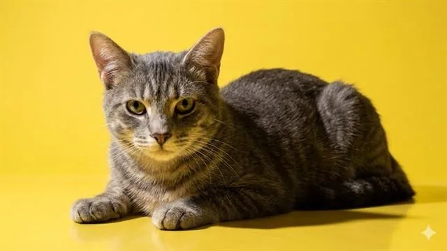 A young small-sized male Domestic Long Hair cat named Gus for adoption in Jacksonville, FL