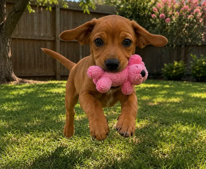 A baby large-sized female Red / Chestnut / Orange Rhodesian Ridgeback dog named Martha Chewart for adoption in Evergreen, CO