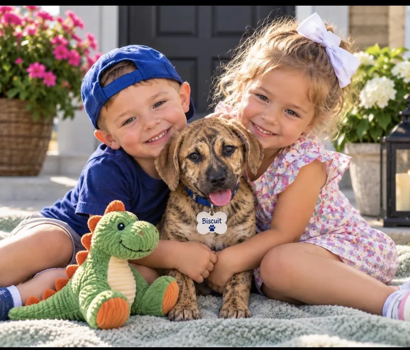 A baby small-sized male Plott Hound dog named Biscuit for adoption in CUMMING, GA