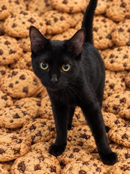 A baby small-sized female Domestic Short Hair cat named Chocolate for adoption in Cumming, GA