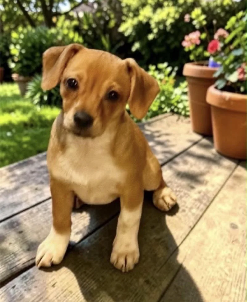 A baby small-sized female Brown / Chocolate Chiweenie dog named Athena for adoption in Oceanside, CA