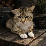 An adult large-sized male Tabby (Brown / Chocolate) Domestic Short Hair cat named Jake for adoption in Portsmouth, OH