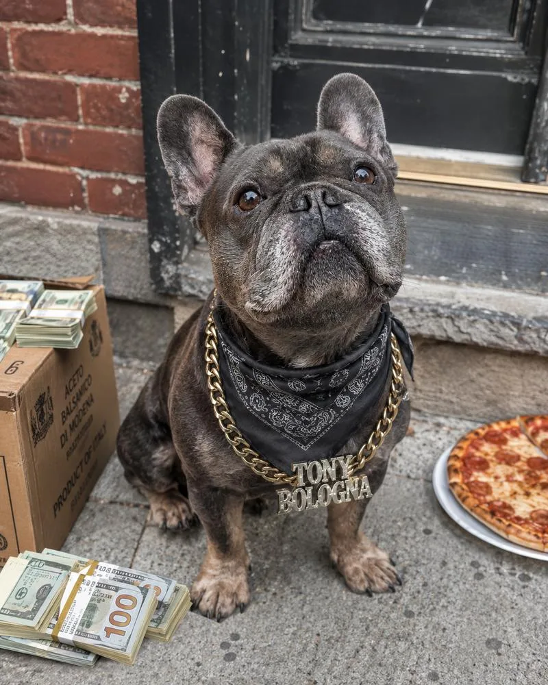 An adult medium-sized male French Bulldog dog named Tony Bologna for adoption in Oakland, MI