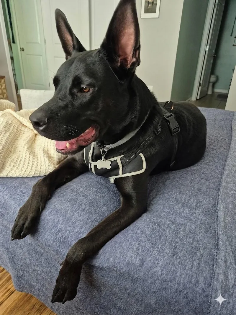 A young large-sized male Mixed Breed dog named Arlo for adoption in Wilmington, NC