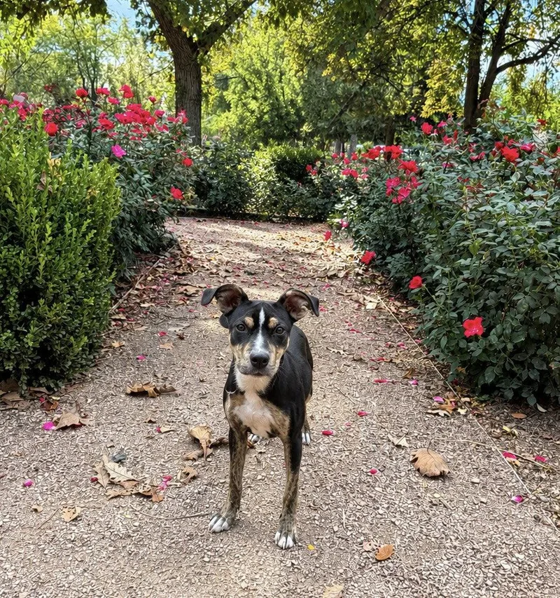 A young medium-sized female Bull Terrier dog named Sammy Star for adoption in Salt Lake City, UT