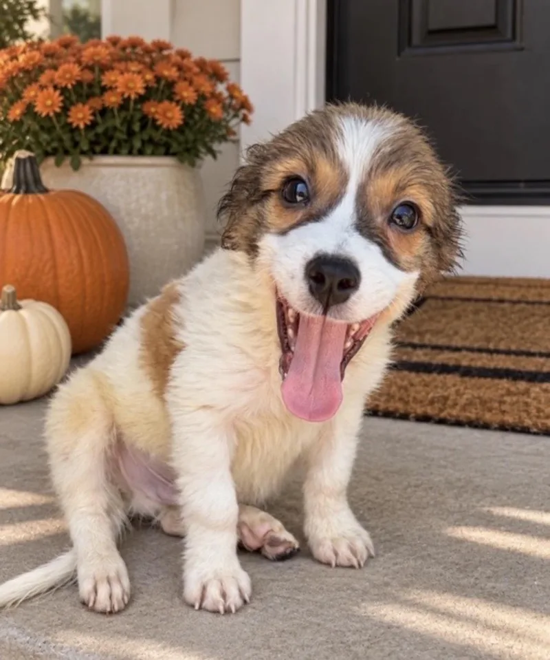 A baby small-sized male Tricolor (Brown, Black, & White) Cavalier King Charles Spaniel dog named Beethoven for adoption in Oceanside, CA
