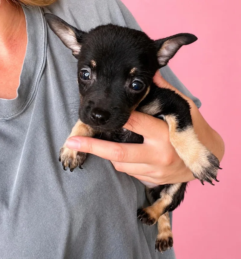 A baby small-sized female Chihuahua dog named Dallas for adoption in Bixby, OK