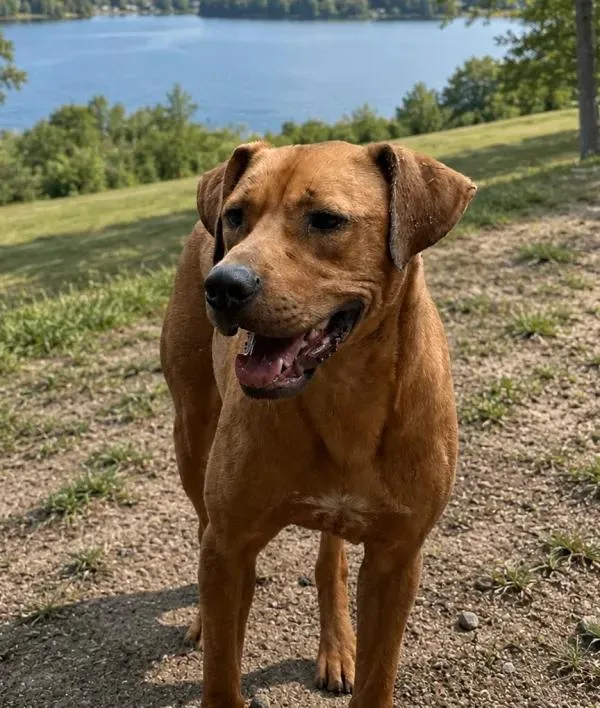 A young medium-sized male Shepherd dog named Scooby for adoption in eufaula, AL