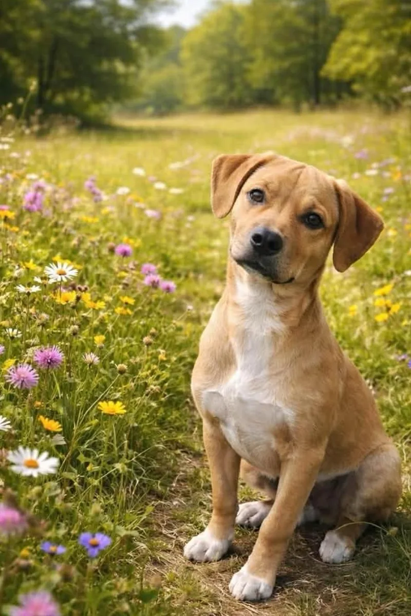 A baby medium-sized male Labrador Retriever dog named Ollie for adoption in Manchester, CT