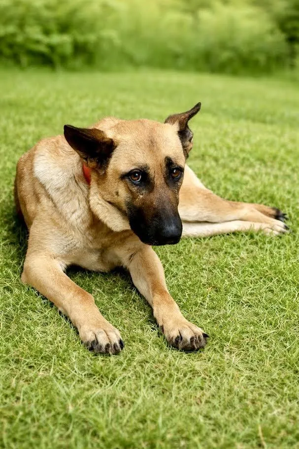 An adult medium-sized female Yellow / Tan / Blond / Fawn Shepherd dog named Daenerys for adoption in Maryville, TN