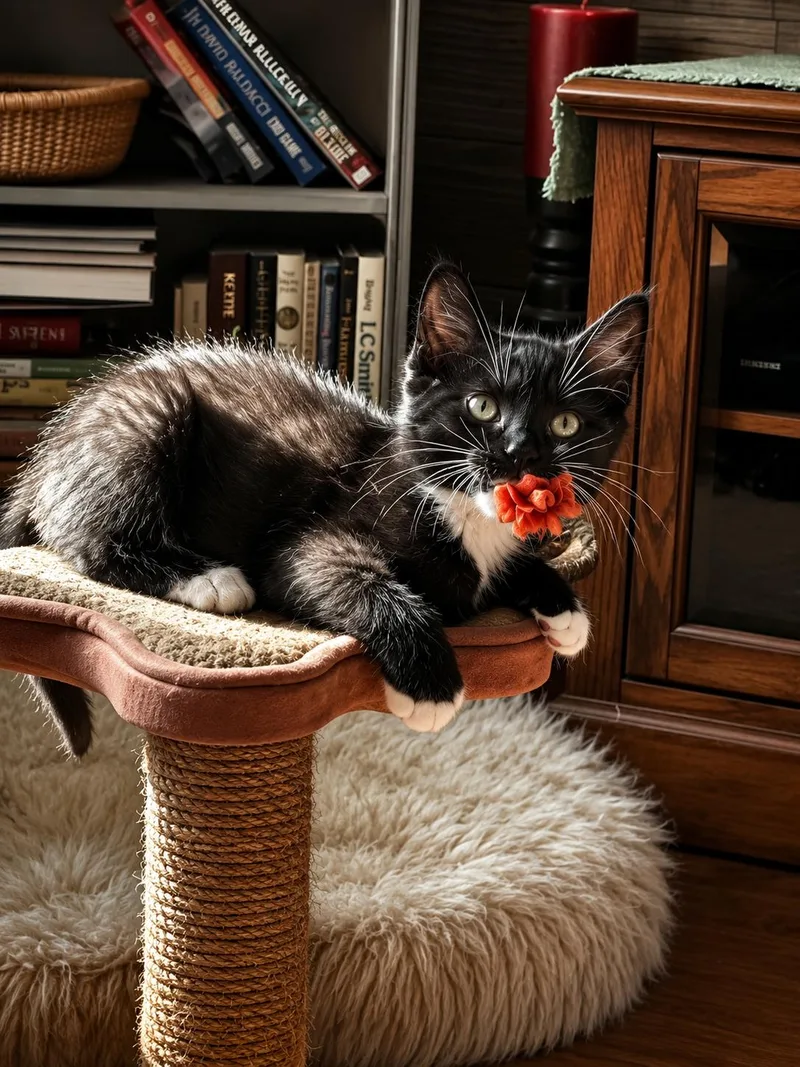 A baby small-sized male Domestic Short Hair cat named Bentley for adoption in Rio Linda, CA