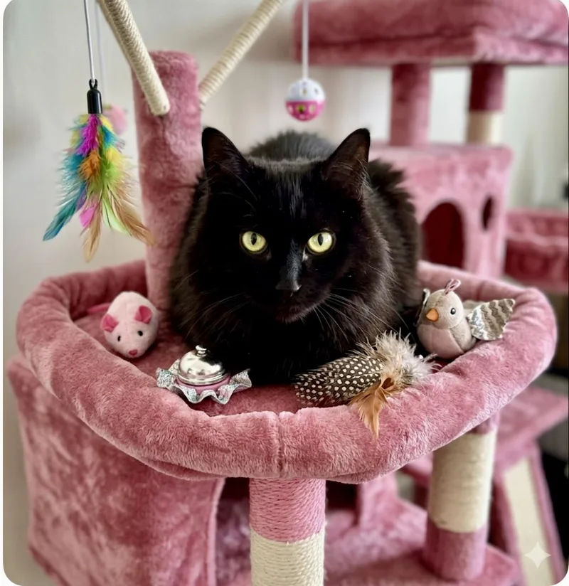 An adult medium-sized female Maine Coon cat named Josephine for adoption in St. Clair Shores, MI