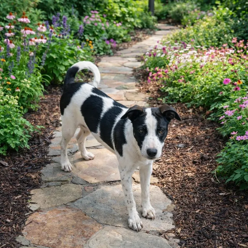 A baby small-sized male White / Cream Border Collie dog named Kane for adoption in Seguin, TX