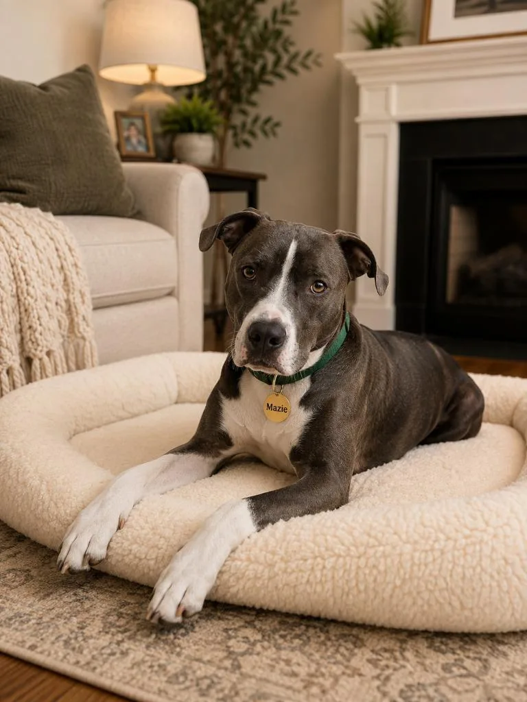 A baby medium-sized female Mixed Breed dog named Mazie for adoption in Centralia, IL