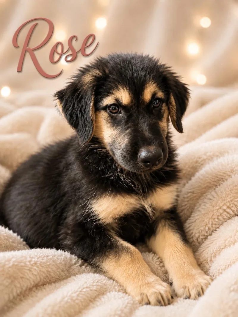 A baby medium-sized female Great Pyrenees dog named Rose CS for adoption in Columbia, MD