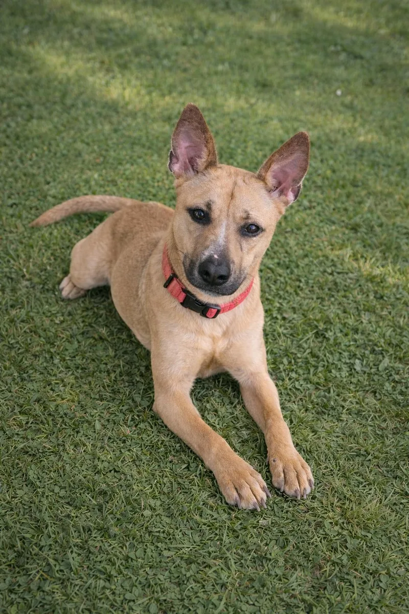 A young medium-sized female German Shepherd Dog dog named Belle for adoption in Spring, TX