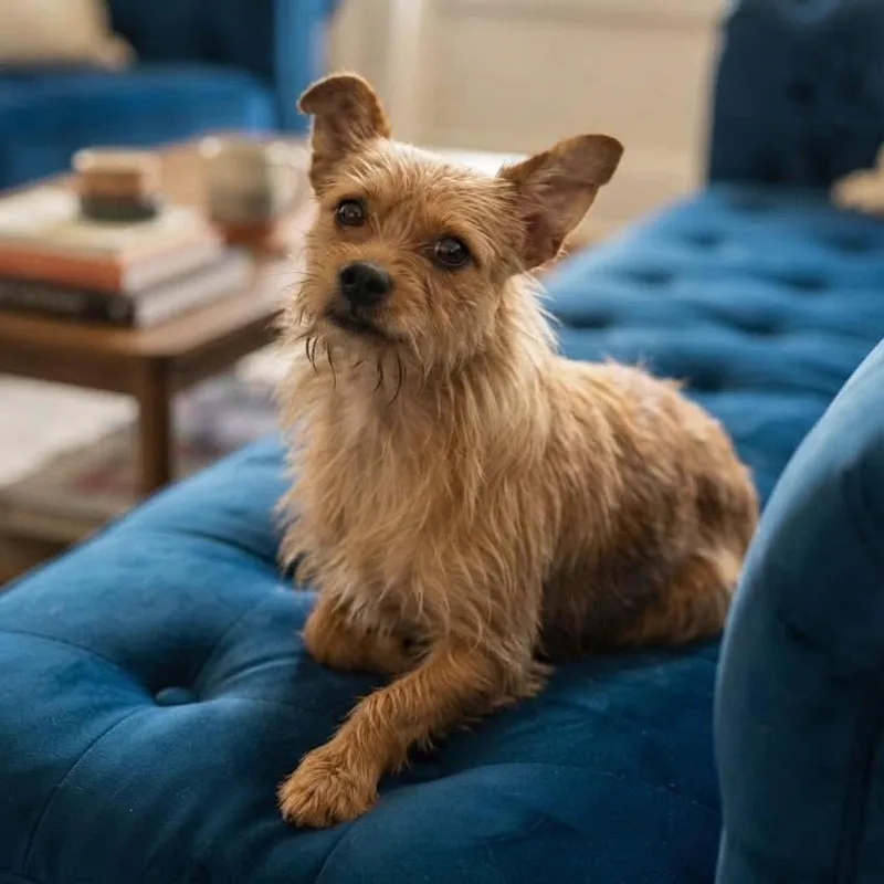 An adult small-sized male Yorkshire Terrier dog named Freddie for adoption in Monticello, MN