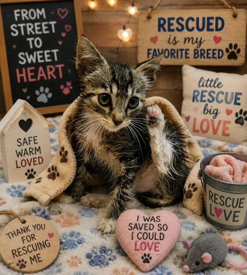 A baby small-sized female Domestic Short Hair cat named Pipes for adoption in Washington Court House, OH