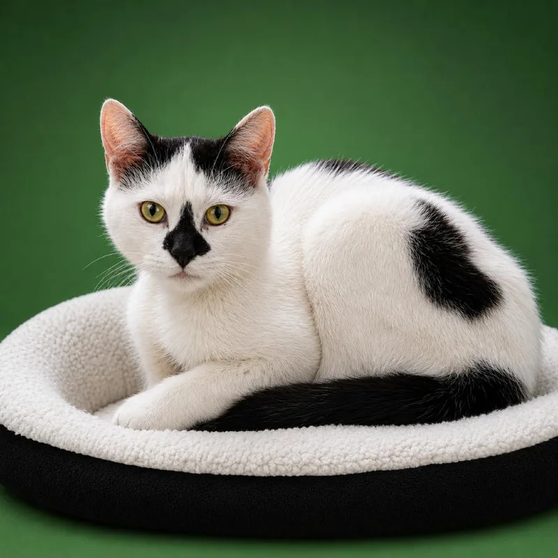 A young small-sized male White Domestic Short Hair cat named Motorhead for adoption in Binghamton, NY