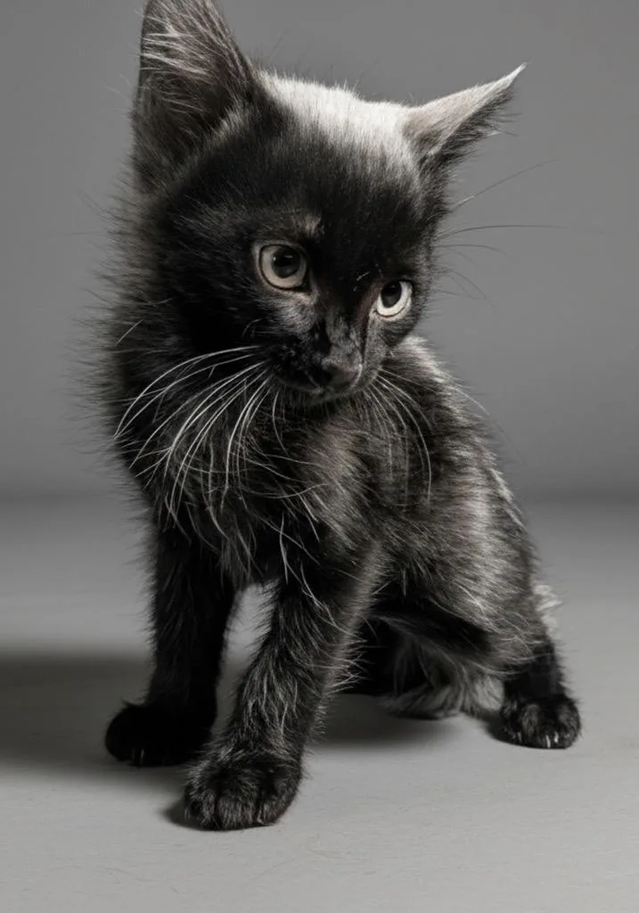 A baby small-sized male Domestic Medium Hair cat named Rajah for adoption in Fort Myers, FL