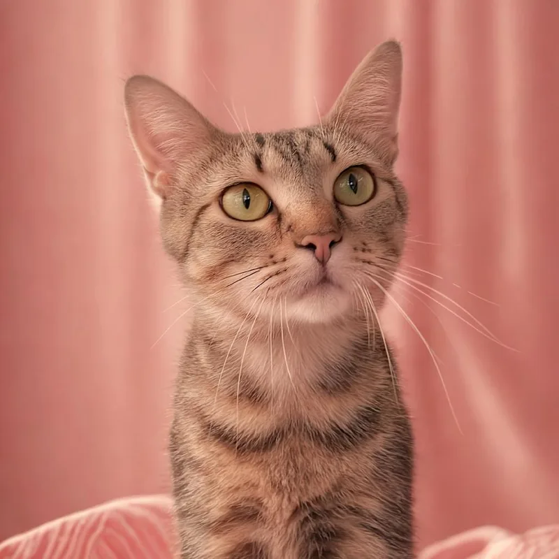 A young small-sized female Torbie Domestic Short Hair cat named Cinnamon for adoption in Chapel Hill, NC